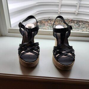 Black Sandal Wedge